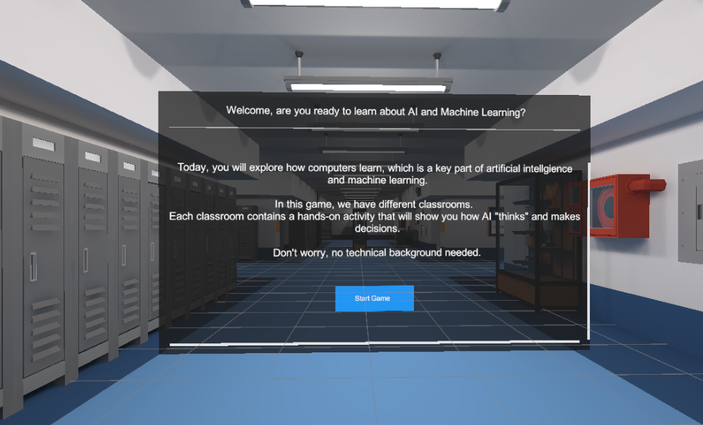 Educational AI VR Game - Machine Learning Visualization in Virtual Reality